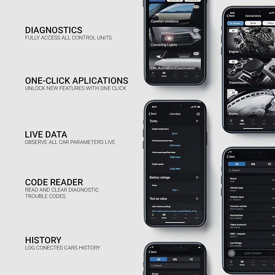 OBDeleven V2 Next Generation - VAG/BMW Diagnostic Tool