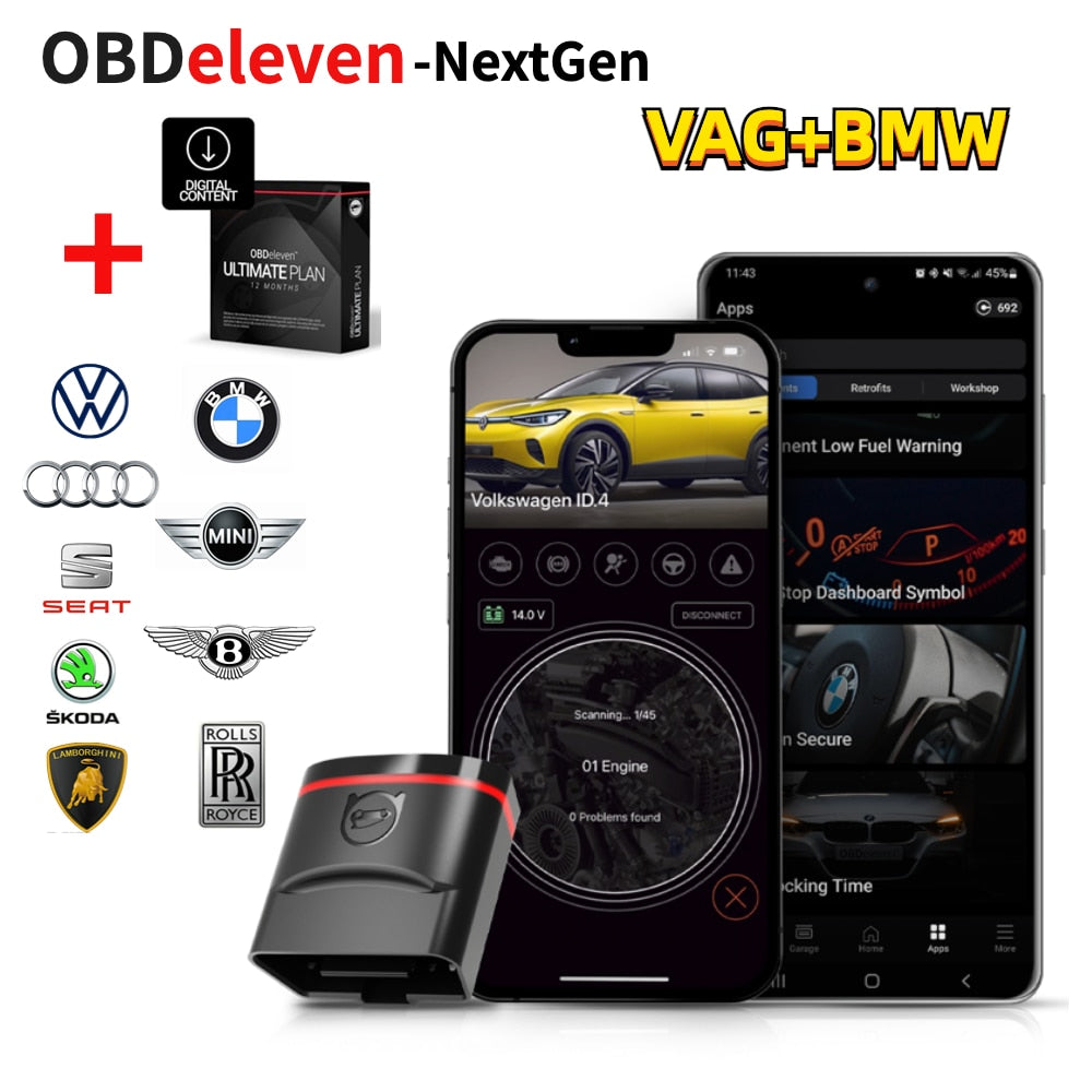 OBDeleven V2 Next Generation - VAG/BMW Diagnostic Tool