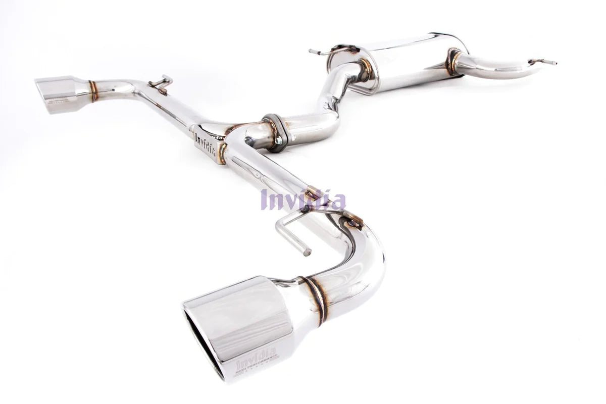 Invidia Q300 Cat Back Exhaust w/SS Tips - VW Golf GTI Mk6