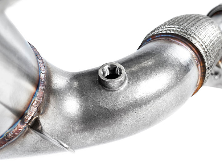 Integrated Engineering Cast Catted Down Pipe - Audi S3 8V/TT, TTS 8S/Golf R Mk7, Mk7.5